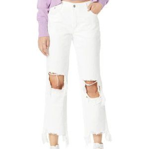 We the Free Maggie Ripped Straight Leg Jeans